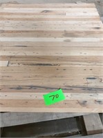 90mm thick 1x1mt recycled vic ash top