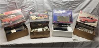Models and R.C. car in boxes
