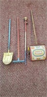 Kids toys lawn tools and sweeper