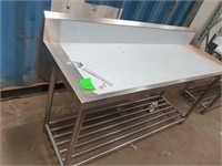 1850x580  stainless bench