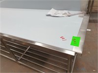 2100x670  stainless bench