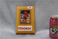 Fedorov Framed Collector Card