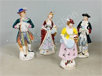 4- french figurines-- made in Japan