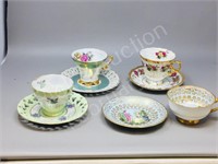china- 4 cups/ saucers