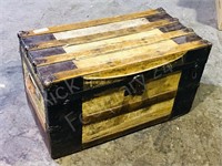 Antique trunk w/ oak strapping