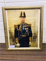 framed picture of King George