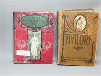 pair- vintage hardcover books- 1901, 1904