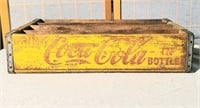 Old DRINK COKE Coca-Cola wooden crate