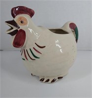 Vintage Chicken Pottery Pitcher