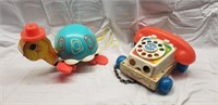 2 Fisher Price pull toys