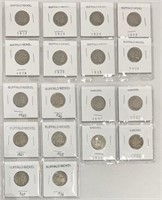 18 Assorted Collectible Nickels