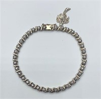 Sterling Bracelet with Palm Tree Charm