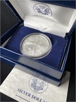 2007 American Silver Eagle in Mint Box