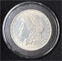 1880 Morgan Silver Dollar US $1 Coin