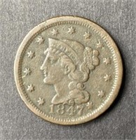 1847 US Braided Large Cent