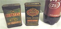 2 Antique Tins