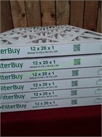 (6) FilterBuy 12 x 20 x 1 Filters