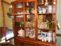 Contents of China Cabinet (Incl. Flatware)