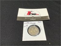 1853 La Paz Bolivia Silver Coin