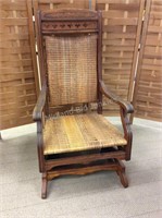 Antique sewing rocking chair