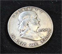 1954D Silver Half Dollar