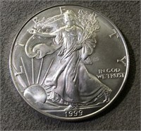 1999 American Eagle 1 oz. Fine Silver Dollar