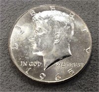 1965 Kennedy Half Dollar (40% silver)