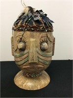 Ceramic Tribal Head