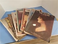 8 ISSUES OF THE ETUDE 1915-1916