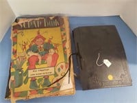 2 VINTAGE SIRAP BOOKS FULL OF CARDS