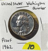 1962 Proof Washington Quarter