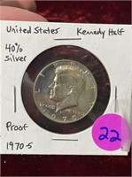 1970s Kennedy Half Dollar Proof