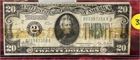 1828 $20 Washington DC Federal Reserve Note