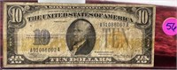 1934a $10 Silver Certificate