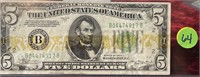 1934a $5 Federal Reserve Note