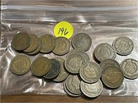 25 Indian Head Cents