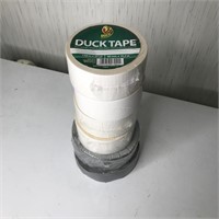 Rolls of White Duck Tape - 1 Grey