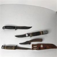 Group of Older Fixed Blade Knives