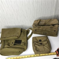 Three Military Bags