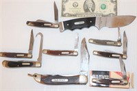 Schrade Old Timer Pocket Knives Lot