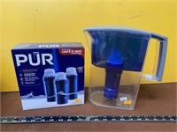 PUR Water Filter Pitcher w/ filters