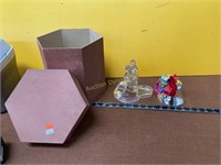 Decorative Box w/ Bell & Manger Scene