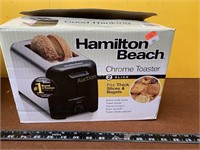 New Hamilton Beach Chrome Toaster