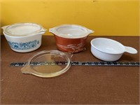 Covered Dishes & Soup Bowl