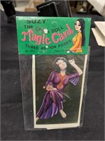 Vintage Suzy China Doll Magic Card-Flower in HairU