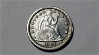 1849 Seated Liberty Dime Extremely High Grade