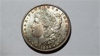 1896 Morgan Silver Dollar Uncirculated Toned