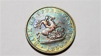 1850 Canadian Half Penny Token