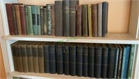 Vintage and antique books - 2 shelf lot - Emerson