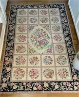 Tapestry style rug - 64 x 44 - decorated with